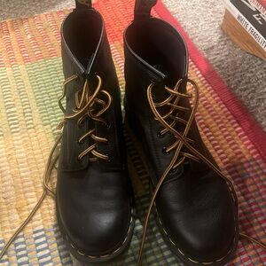 Dr. Martens Black Leather Boots